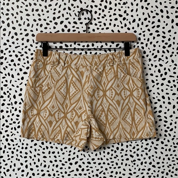 Anthropologie Pants - Anthro Elevenses Mosaic Print Shorts